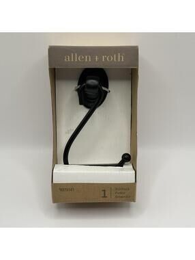 Allen + Roth 0275141 Holdback Matte Black Finish